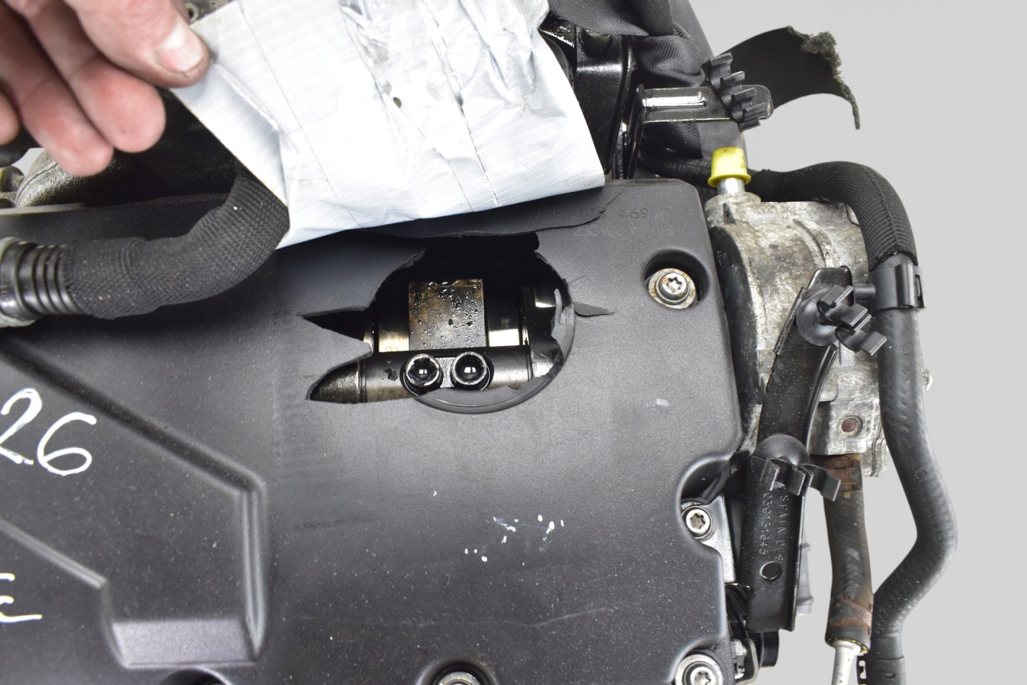 engine PASSAT B6 GOLF V TOURAN OCTAVIA II TOLEDO 1.9TDI 105KM BXE KOMPRESJA