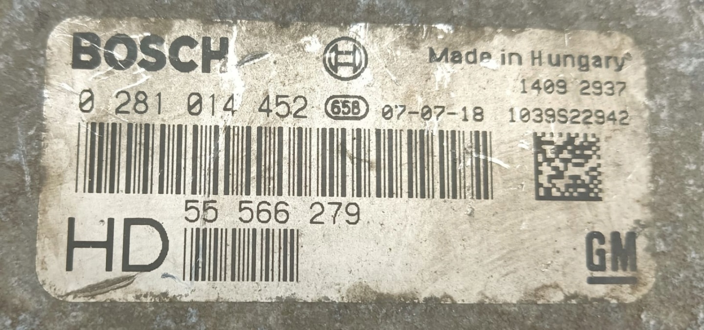 computer control unit of the engine OPEL ZAFIRA B