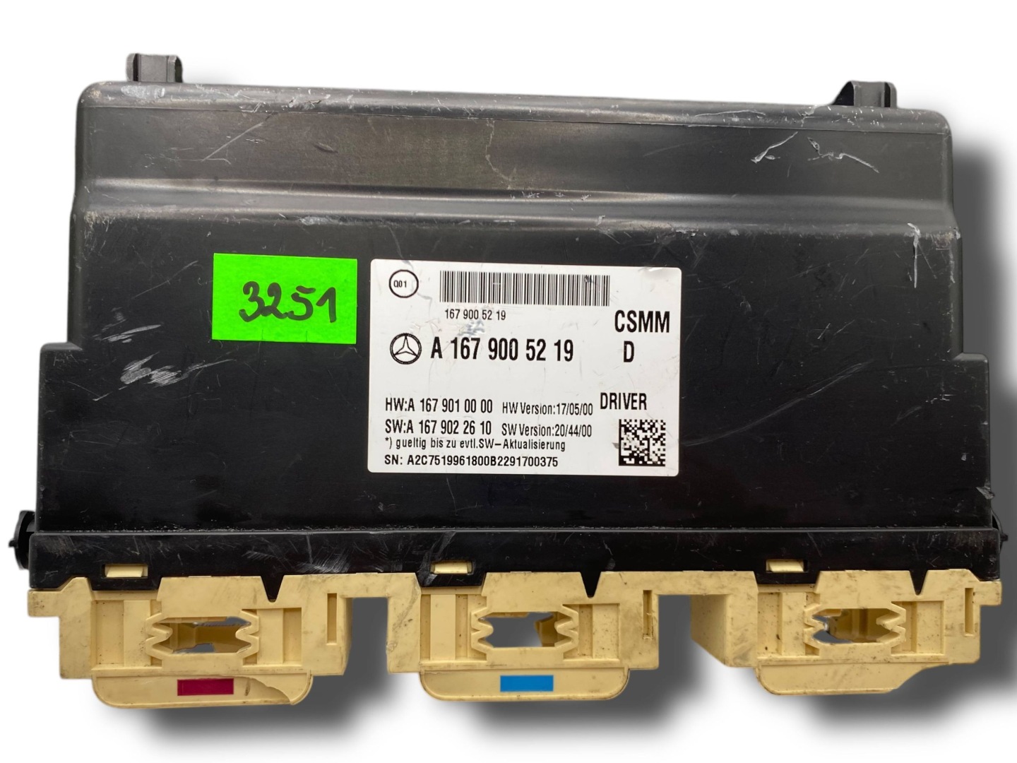 modul Bedienteil SITZ vorne MERCEDES W167 $J