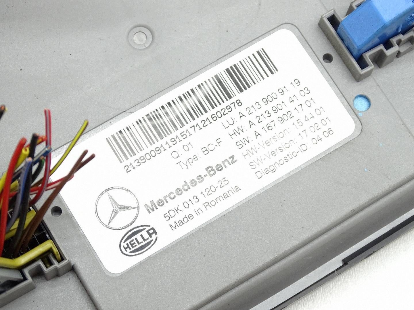 module control unit KOMFORTU SAM MERCEDES E W213 A2139009119