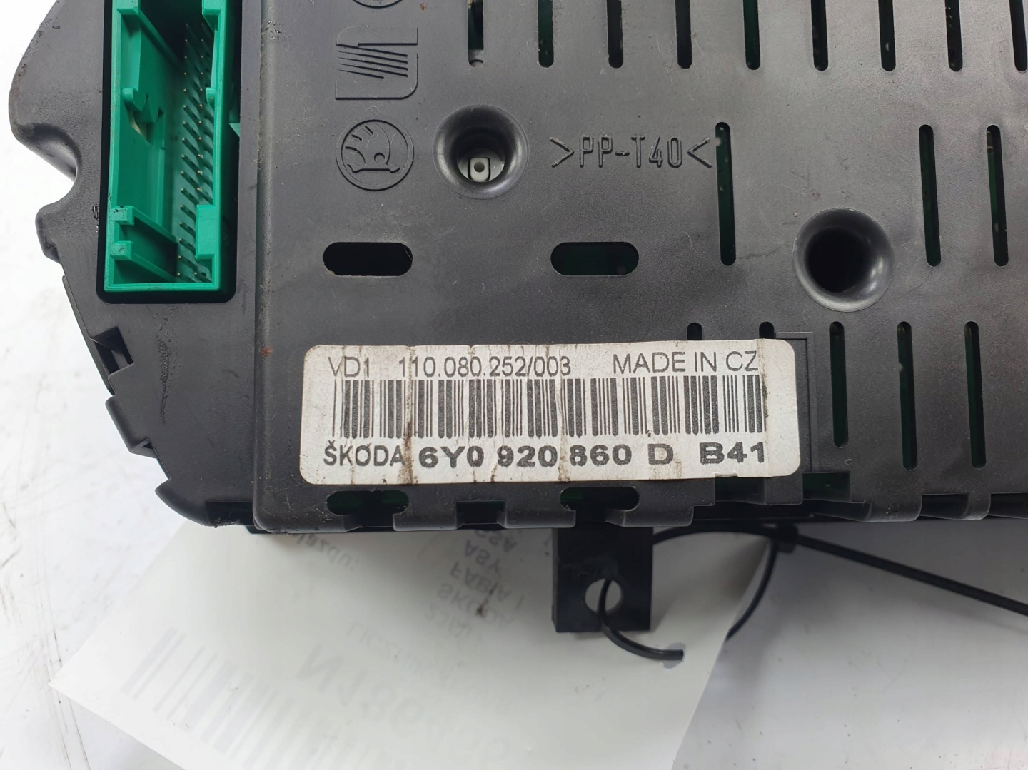 dials clock 6Y0920860D SKODA FABIA and