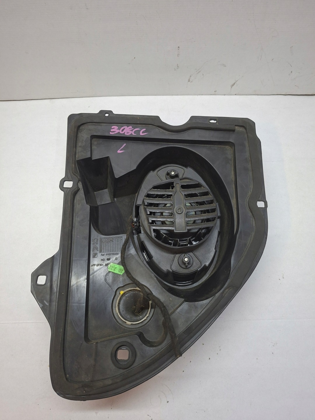 speaker rear part left PEUGEOT 308 CC 9683785580