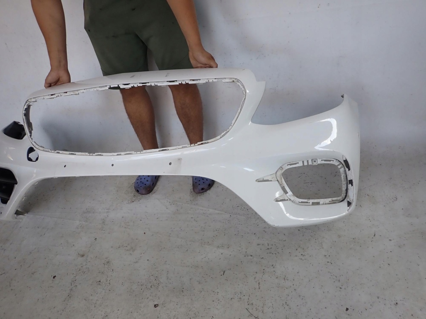 MERCEDES E-KLASA W213 AMG 16-20 bumper front front PDC