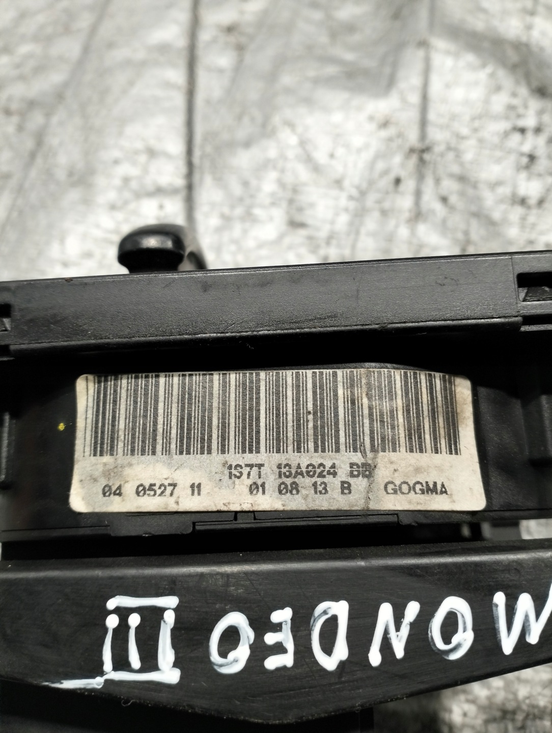 light switch FORD MONDEO MK3 1S7T-13A024-BB