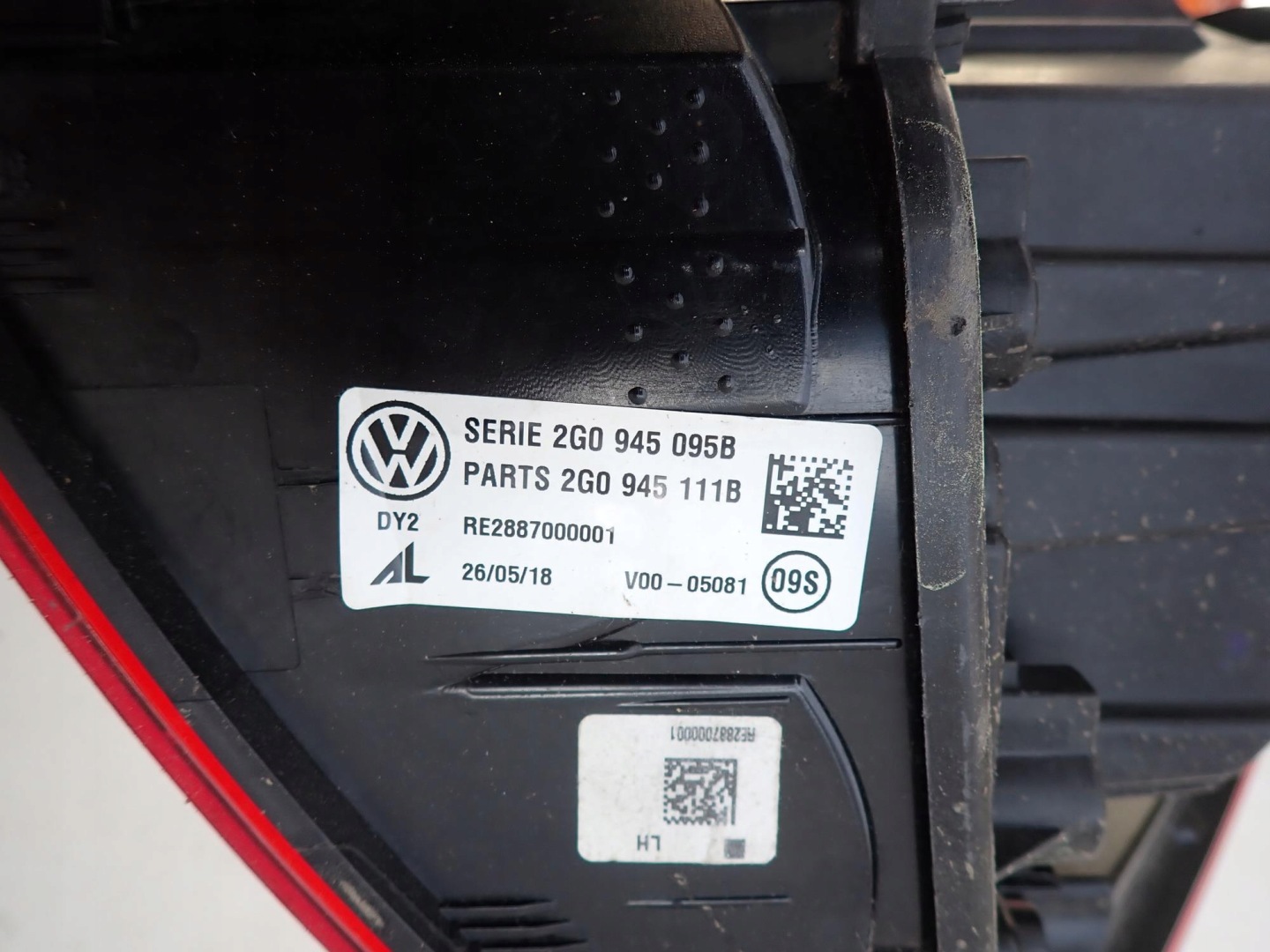 VW POLO VI 6 2G 17-21 light rear part rear left