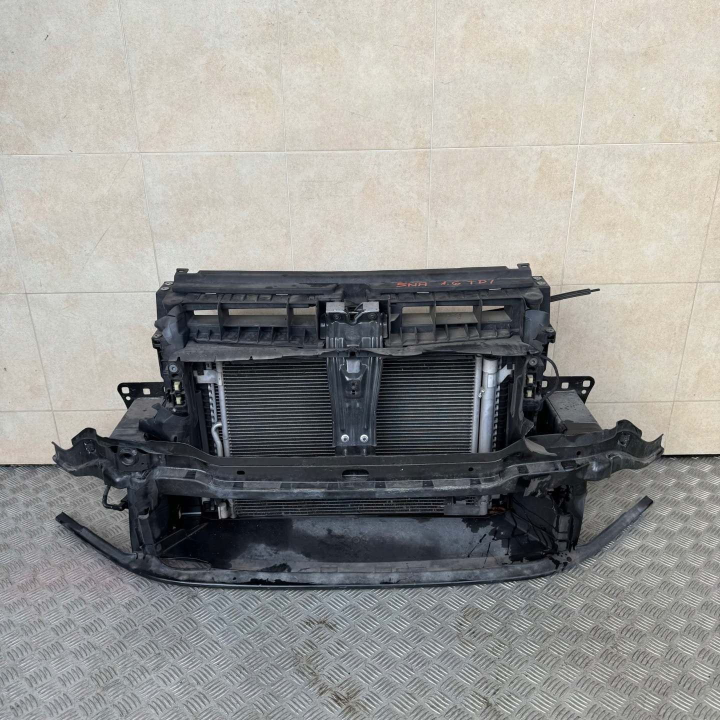 SUPPORT PANEL FOR RADIATORS RADIATOR PILLAR VW VOLKSWAGEN TIGUAN 5NA 1.6 TDI