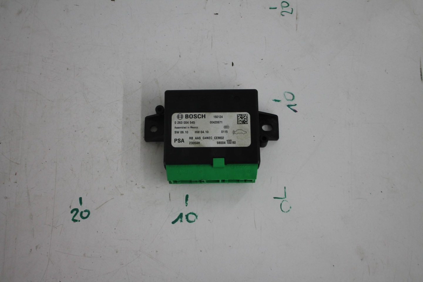 module control unit PDC 9800410080 CITROEN DS4 11-15