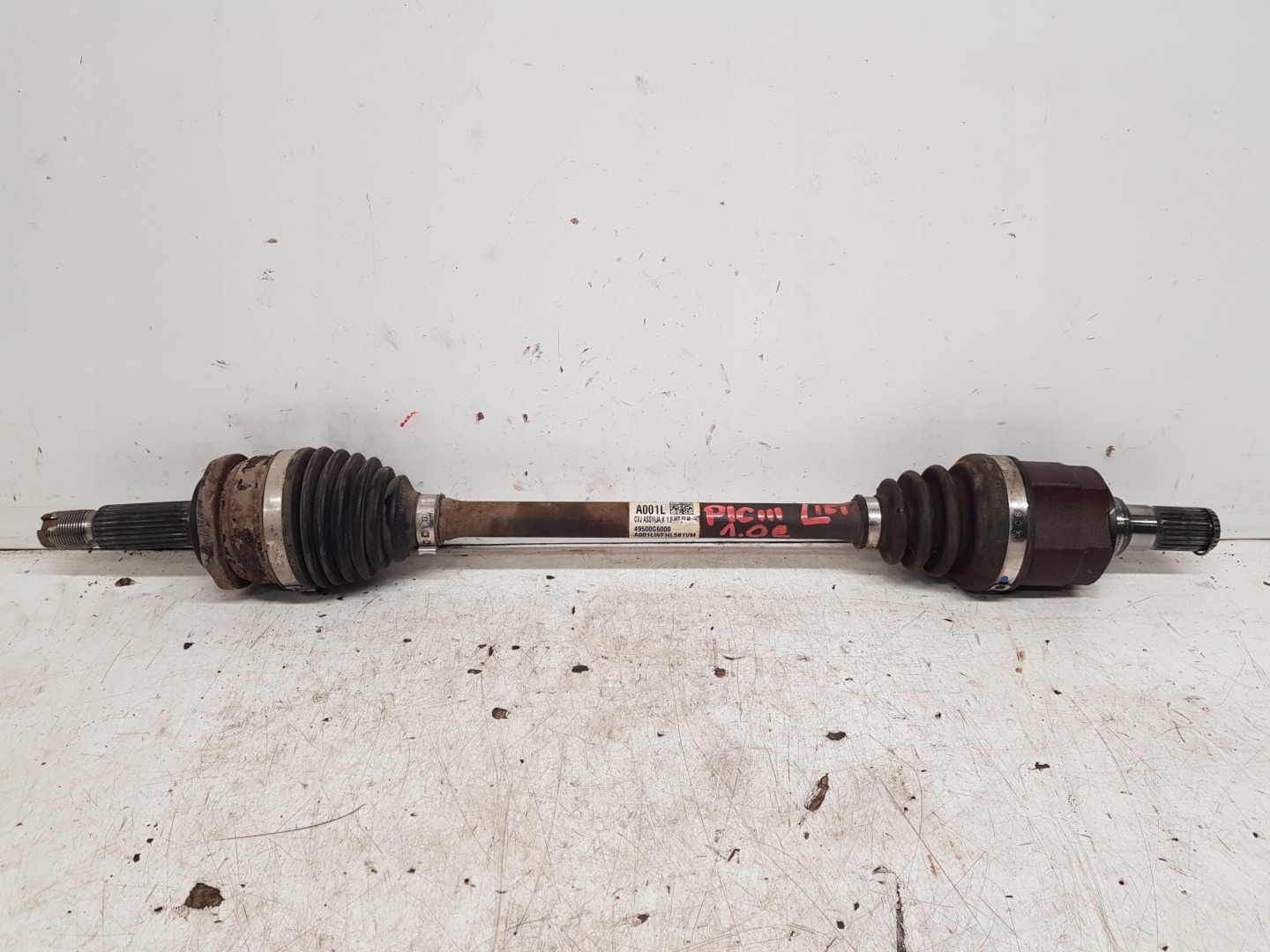 KIA PICANTO III semi-axis left 1,0 49500-G6000 2017