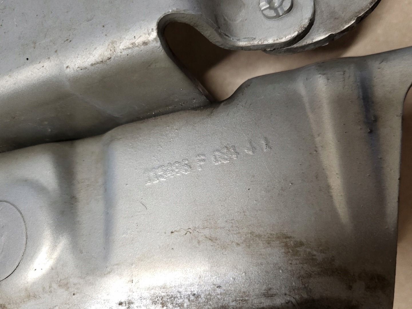hinge bonnets right console holder RENAULT SCENIC II 2 original SREBRNY