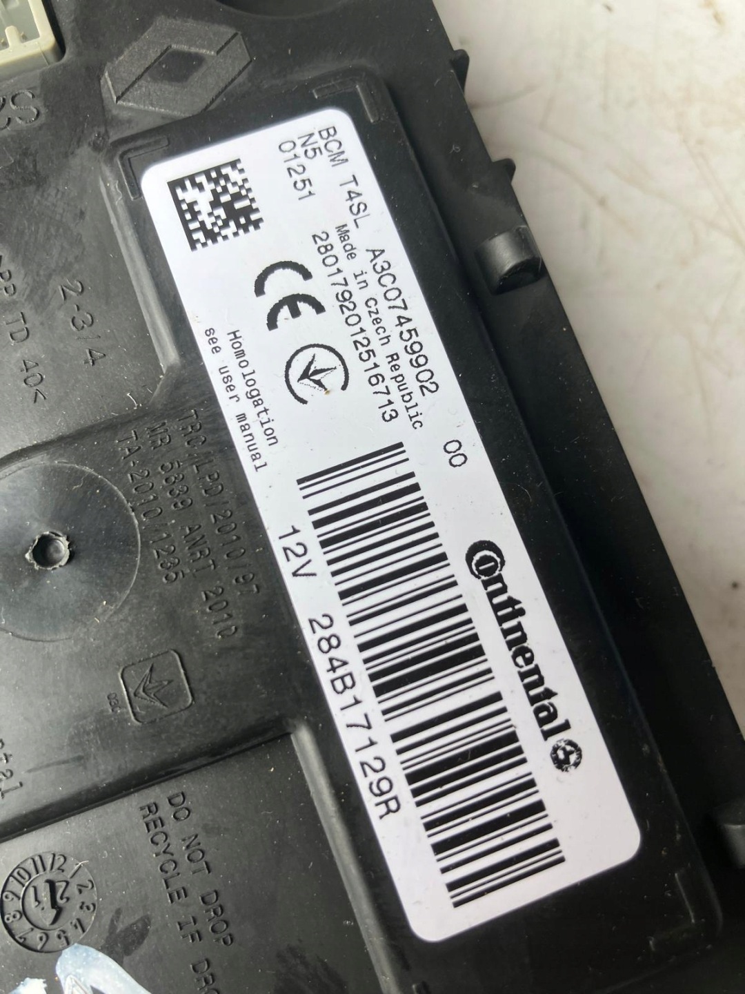 modul BCM DACIA SPRING 284B17129R
