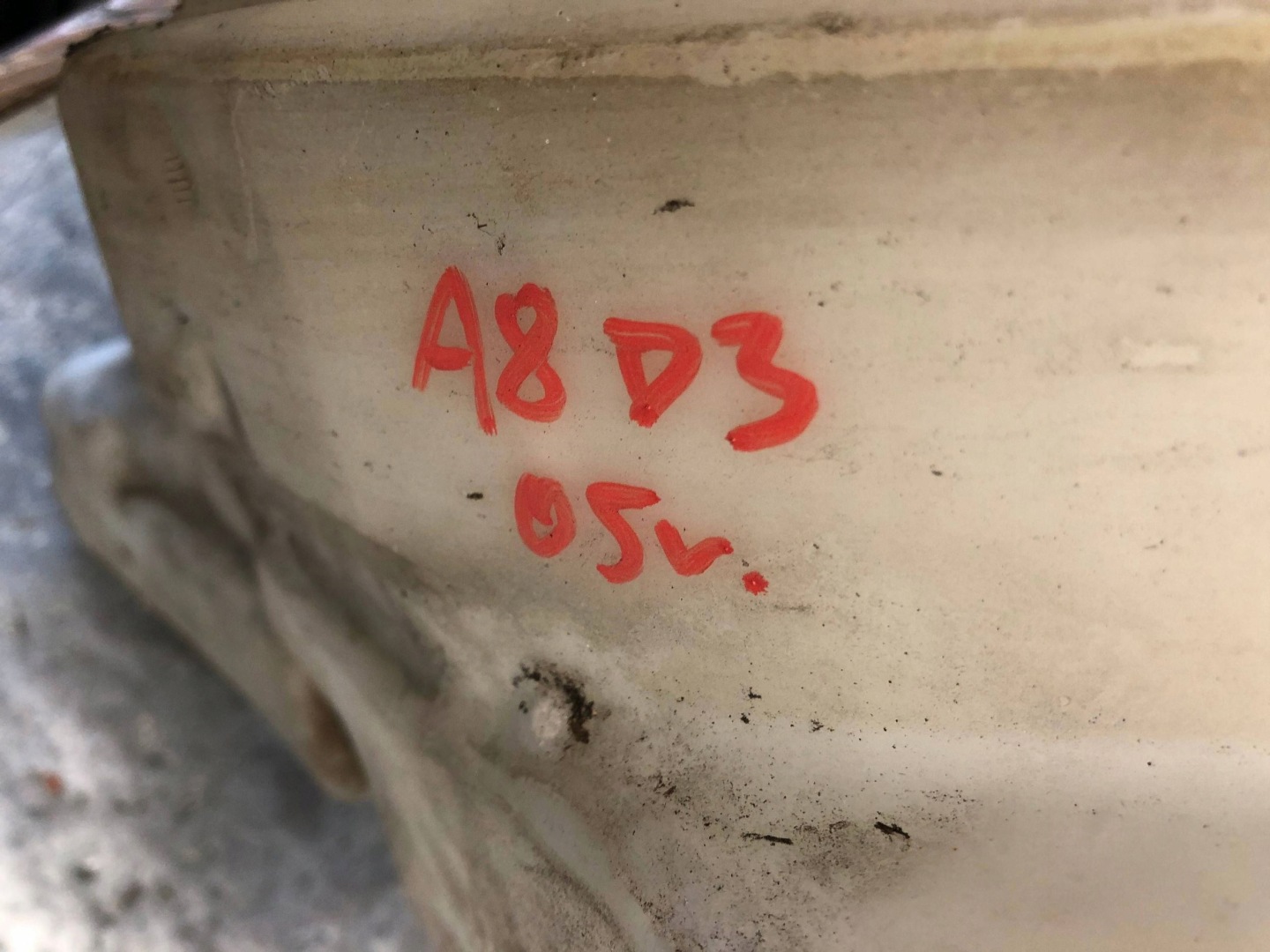 washer fluid tank AUDI A8 D3 4E0955453H