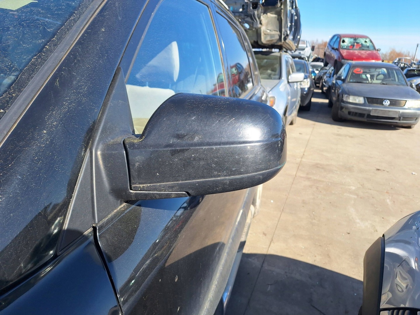 Hyundai TUCSON 1 and JM 04-10 black, mirror left EB