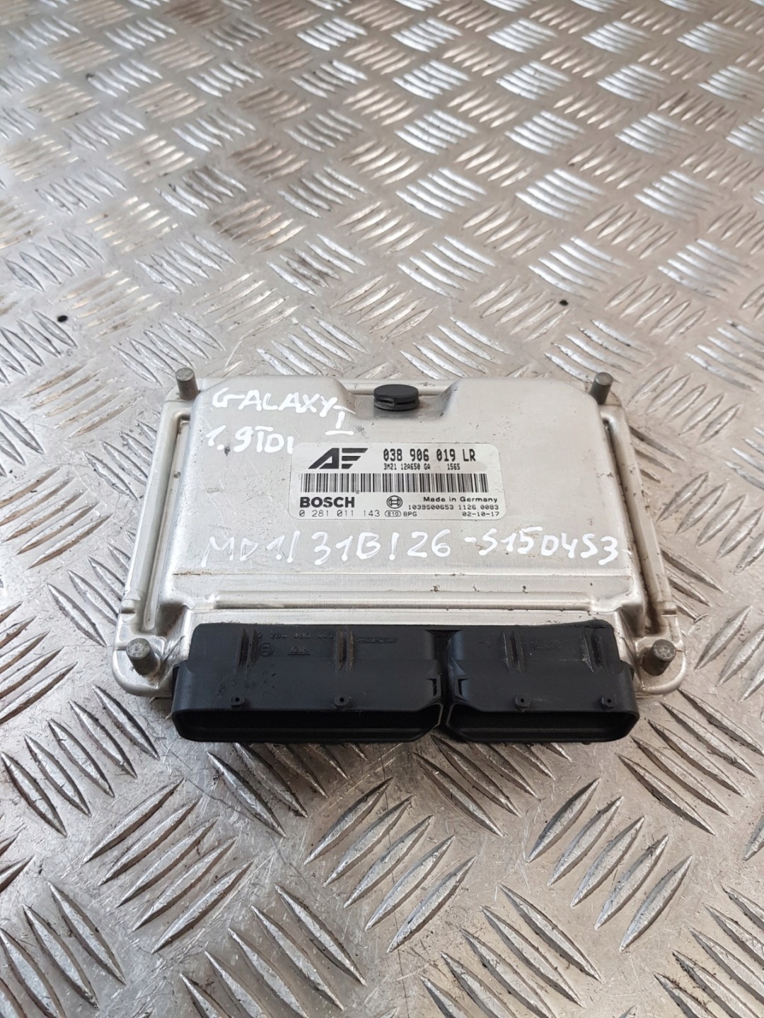 Centralina Motore 038906019LR 0281011143 FORD GALAXY e 1.9TDI 02R
