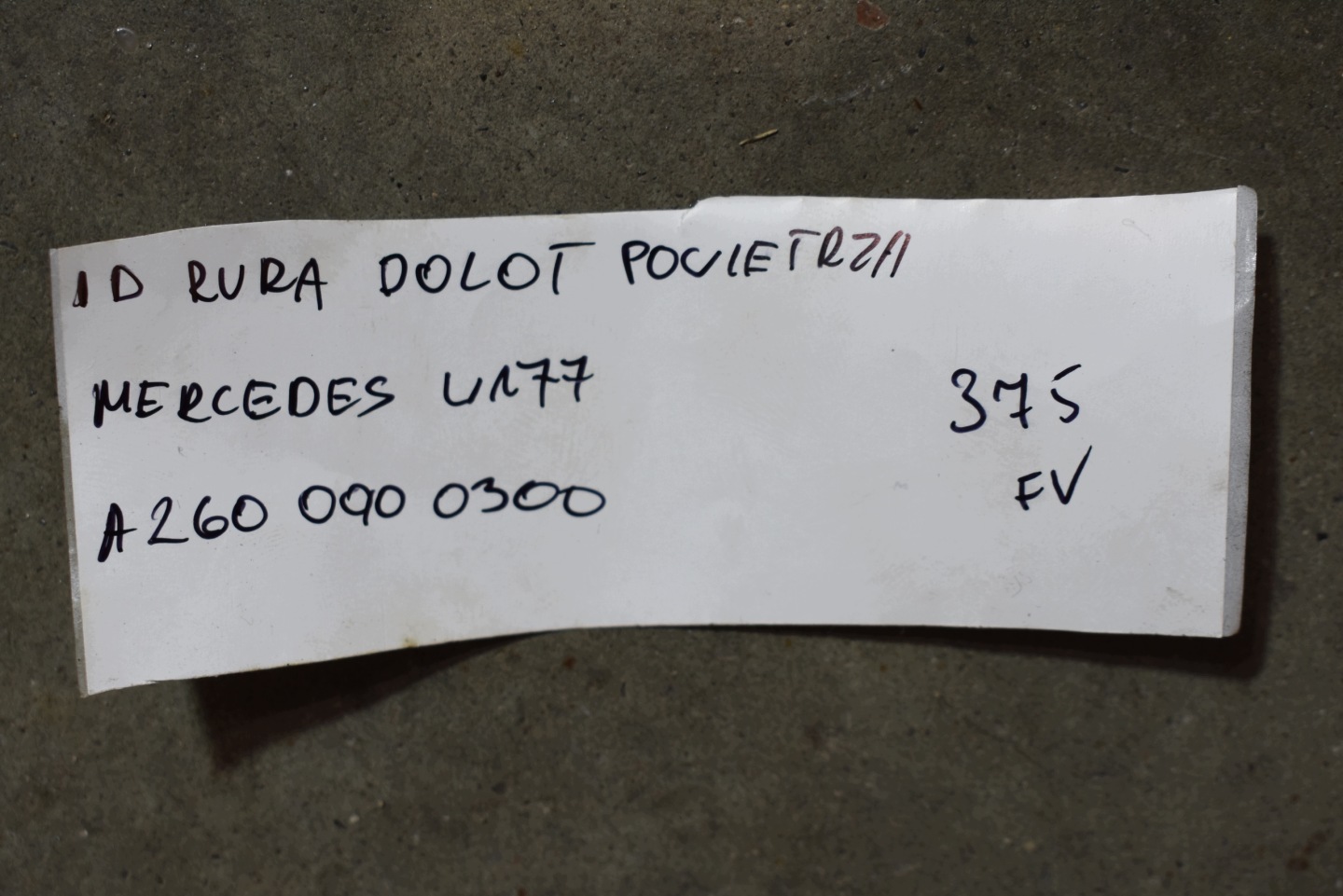 IDEALNA pipe air hose MERCEDES W177 1