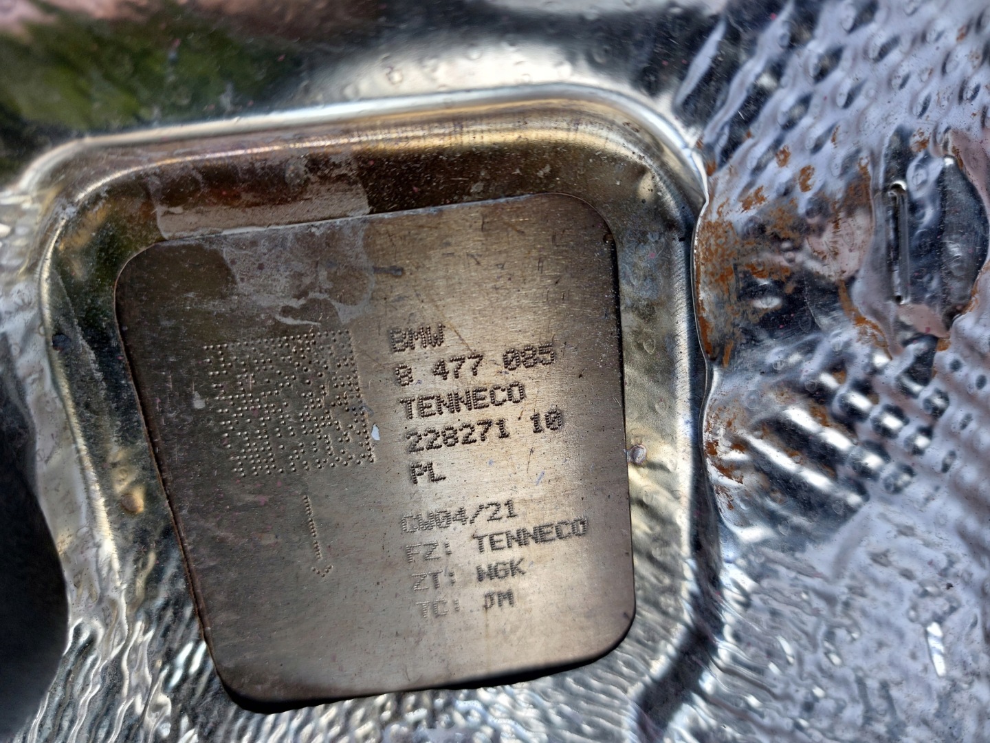 catalyst DPF BMW G11 LIFT 3.0 DIESEL 21r
