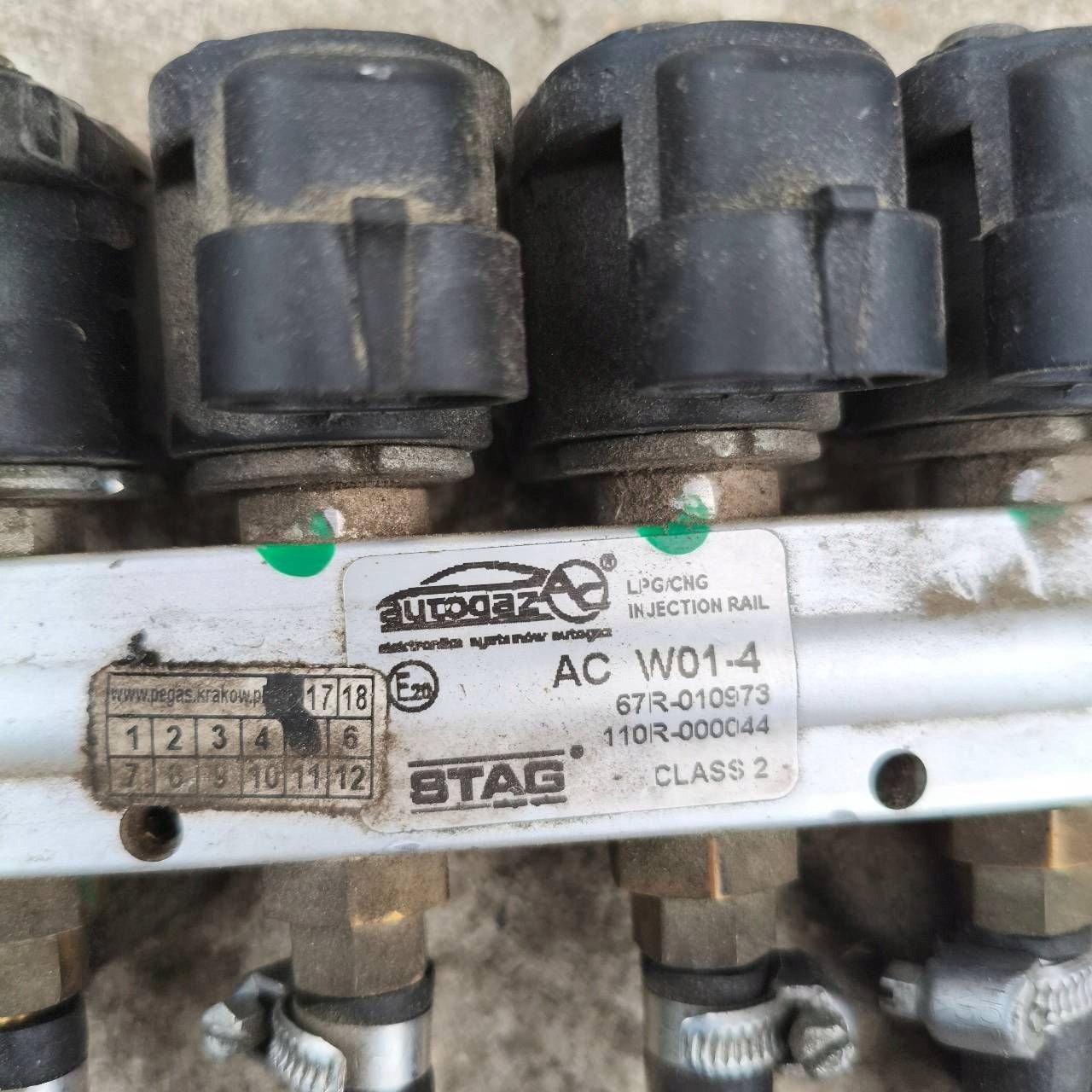 Einspritzdüse Einspritzdüse Gas LPG Stag Leiste Schutzleiste