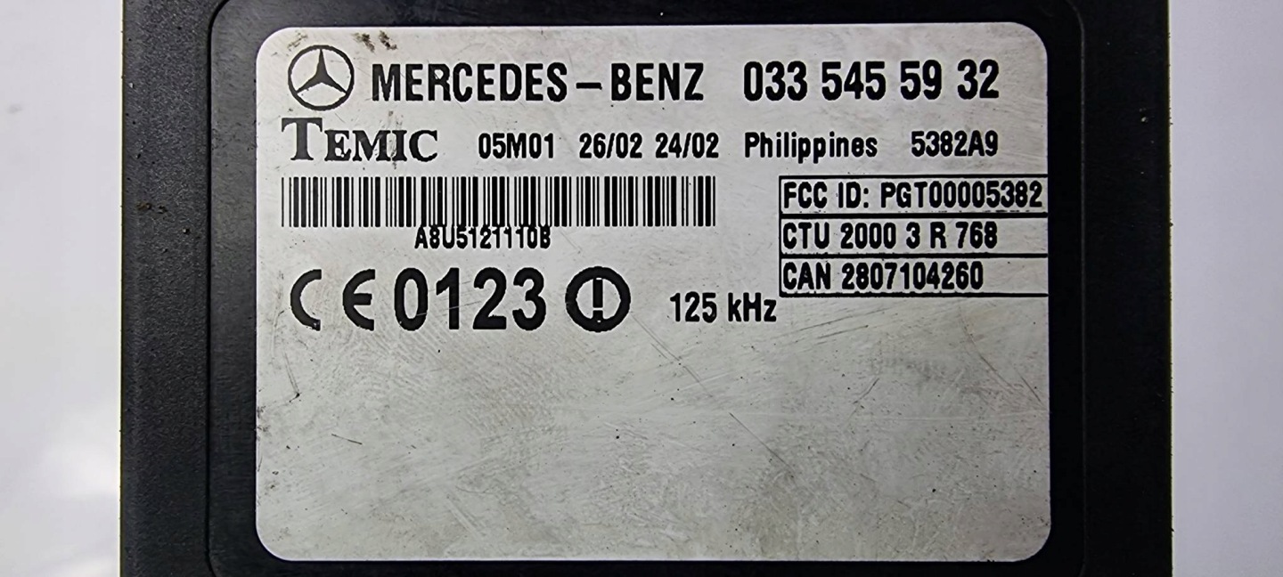 Module IMMO 0335455932 MERCEDES SPRINTER 904