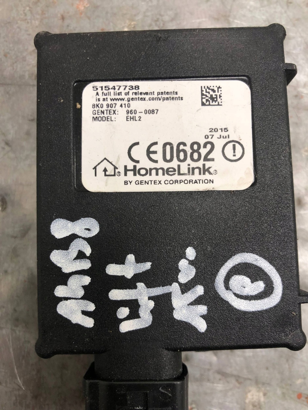 module control unit HOMELINK AUDI A4 B8 LIFT 8K0907410