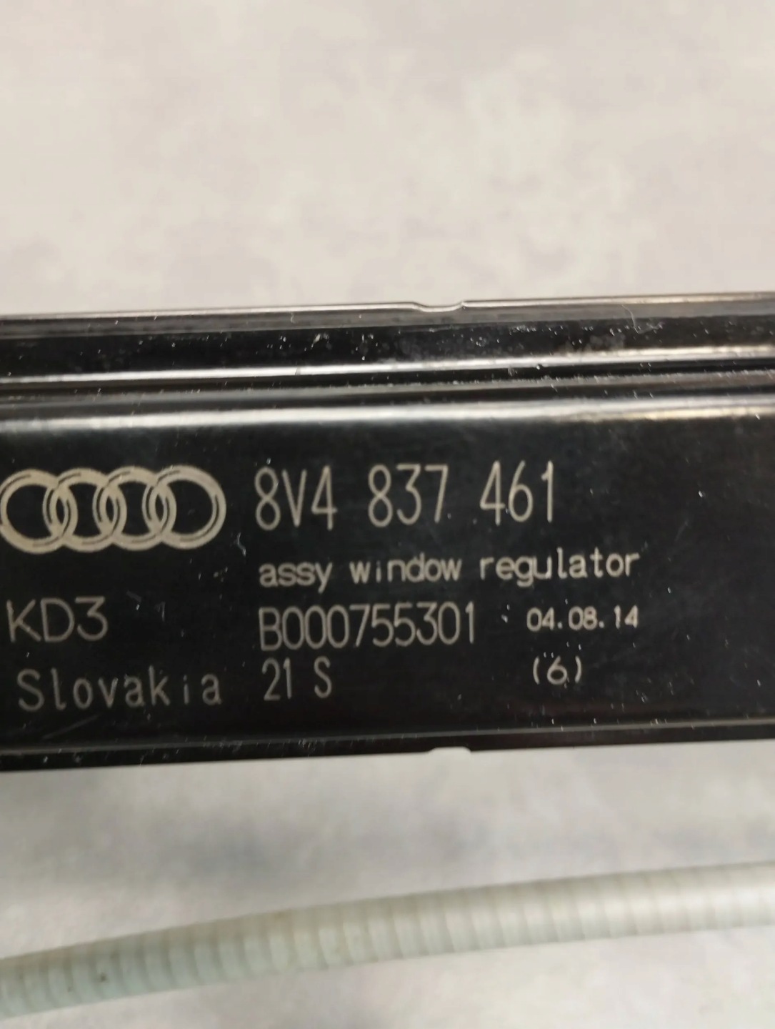 Audi A3 8V sedan mechanism windows left front 8V4837461
