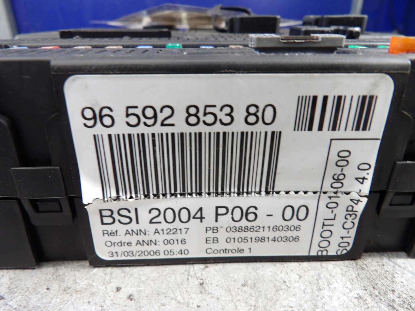 Citroen C2 Module fusibles BSI 9659285380