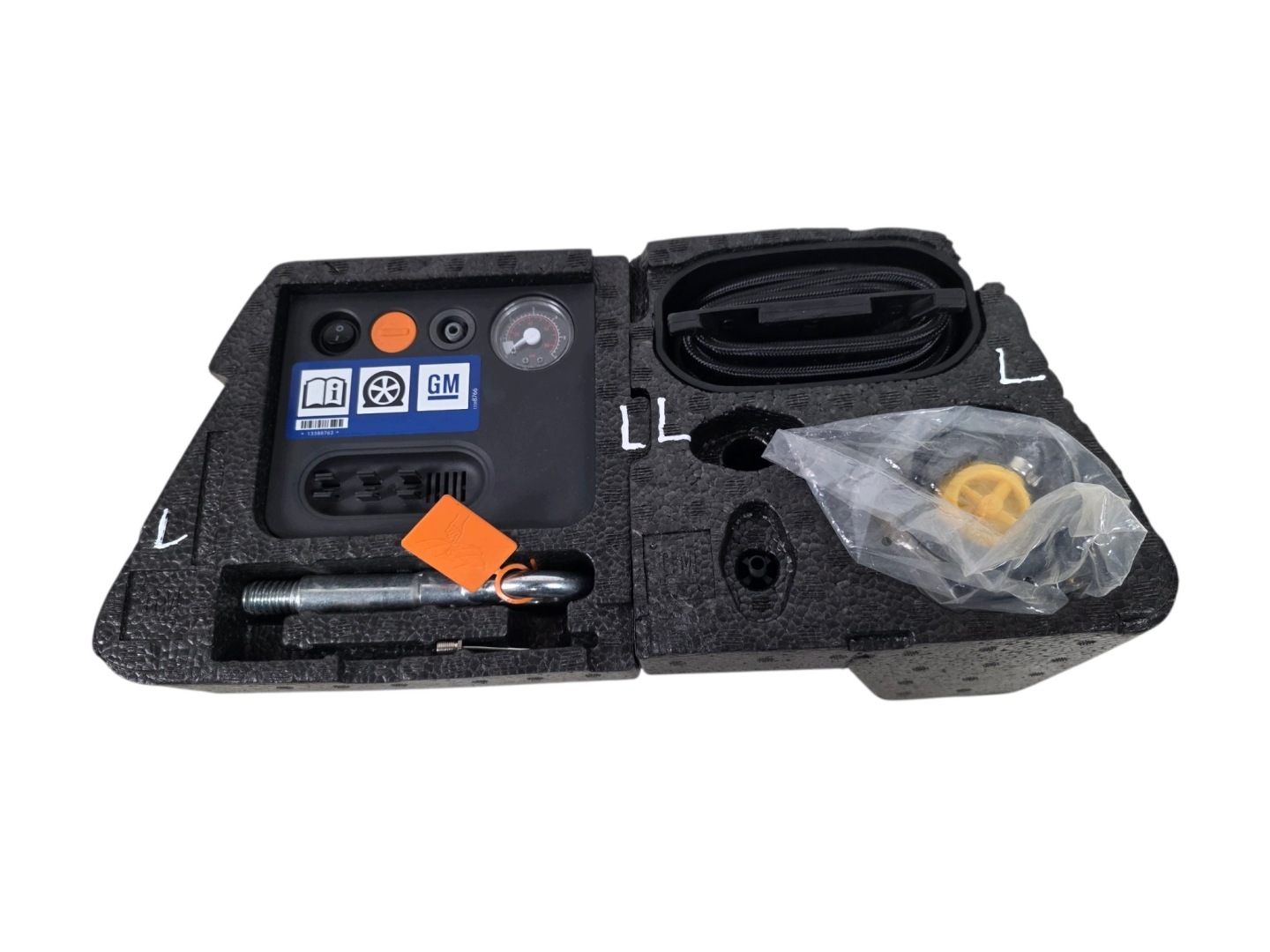 OPEL MERIVA B compressor; mandatory vehicle equipment wheels polystirene towing (L)