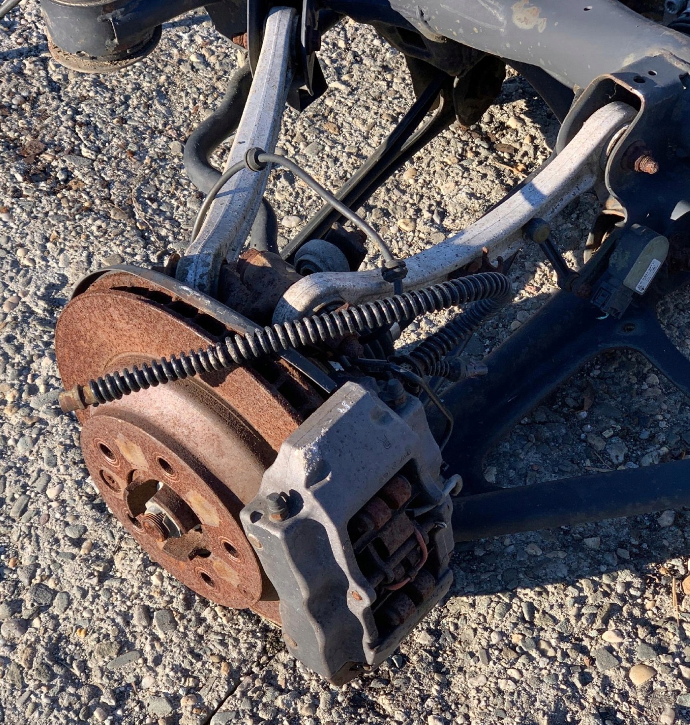 # subframe axle beam axle beam differential rear part rear AUDI Q7 and 4L