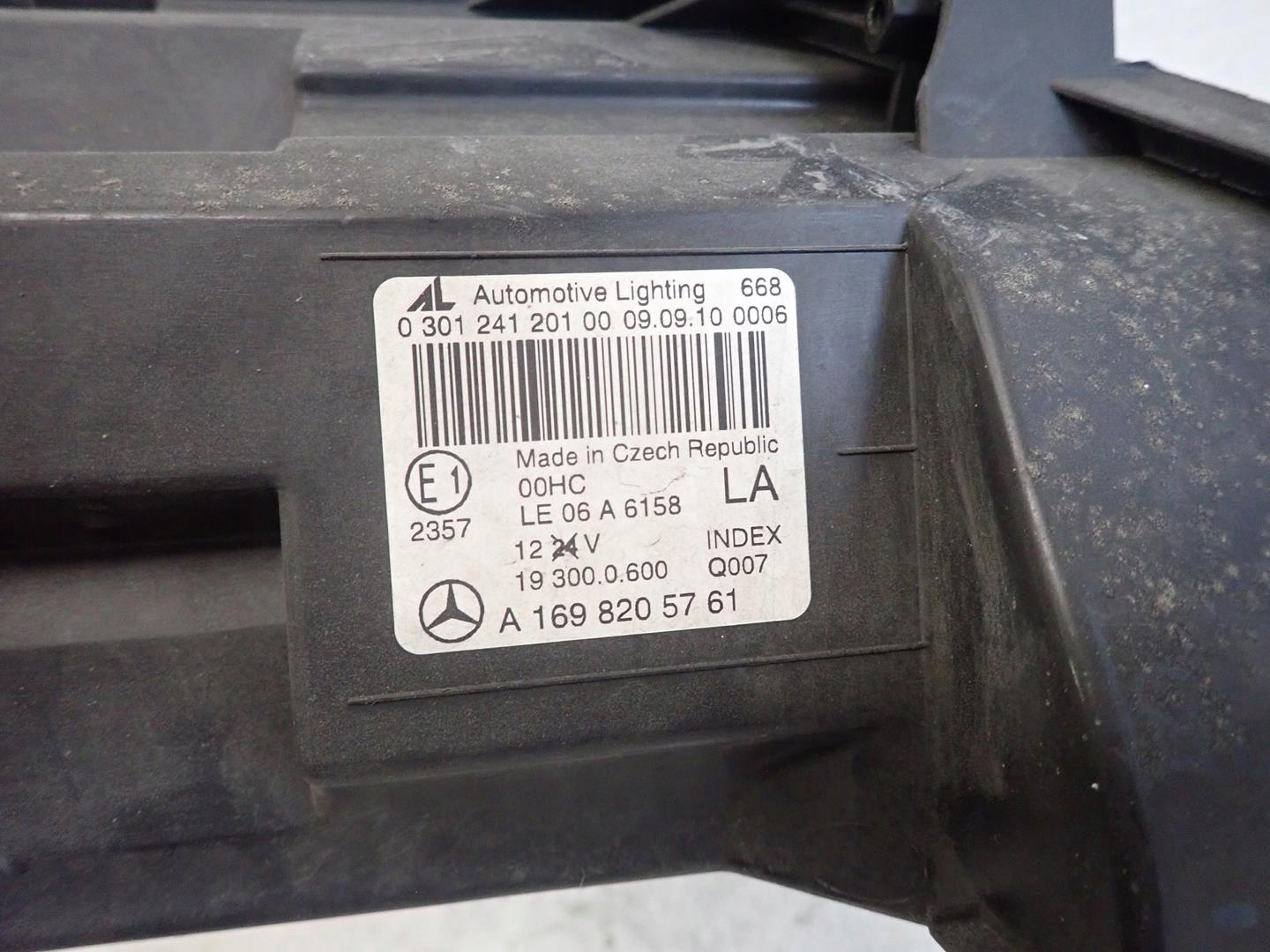 light front front left MERCEDES A-KLASA W169 LIFT 2008- A1698205761