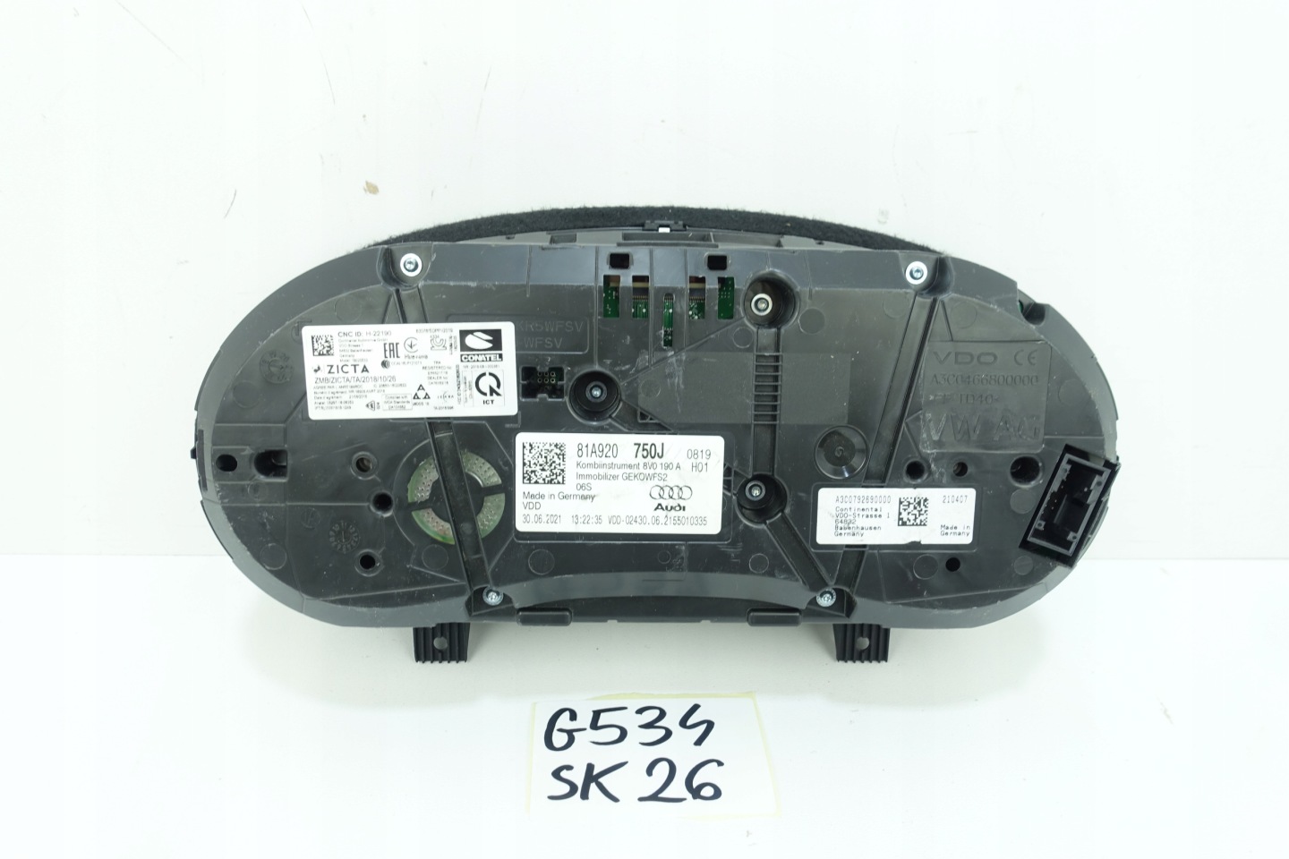AUDI Q2 81A 2016- dials dials 81A920750J