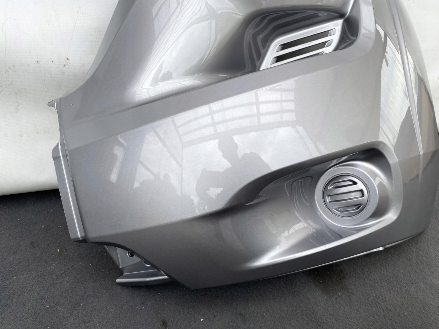 DUCATO BOXER JUMPER 14- corner front bumper left SREBRNY METALIK