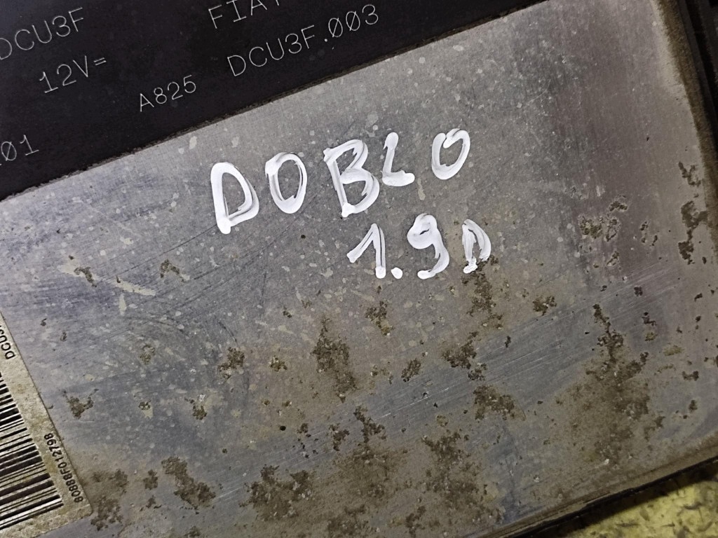 FIAT DOBLO control unit of the engine 55181595