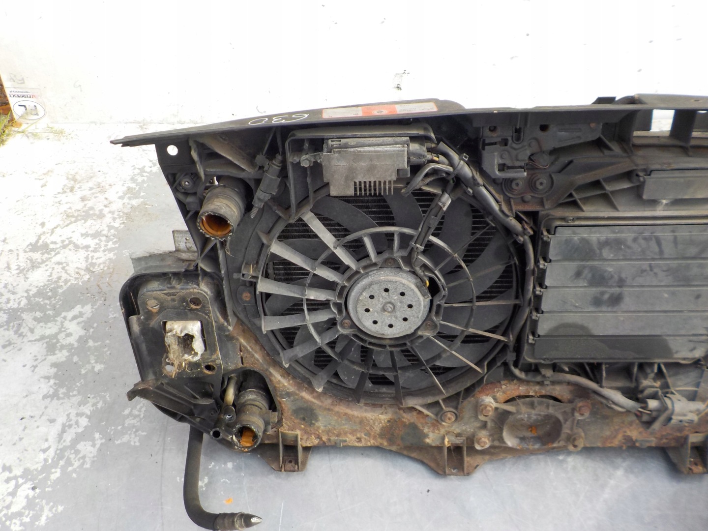 630 AUDI A6 C6 tension belt 2.0 TFSI front sider radiator