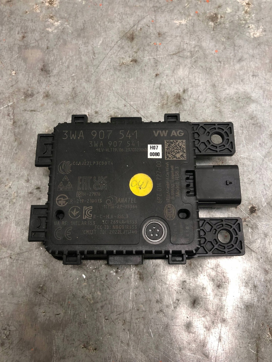 RADAR sensor DISTRONIC ACC VW AUDI 3WA907541