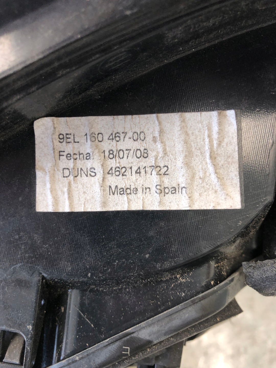 light left rear part OPEL ASTRA H 5D