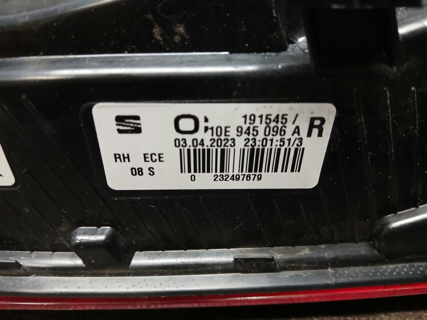 light rear part right CUPRA BORN LED 10E945096A