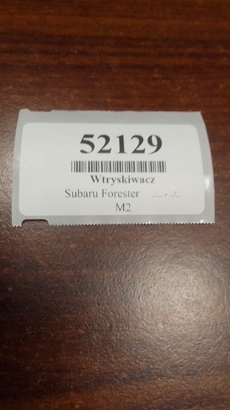 SUBARU FORESTER and 2.0 injector