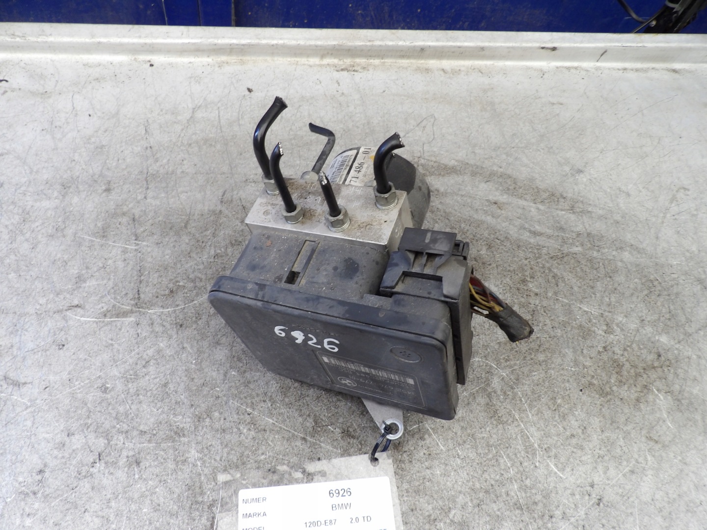 BMW 120D E87 Pompe ABS
