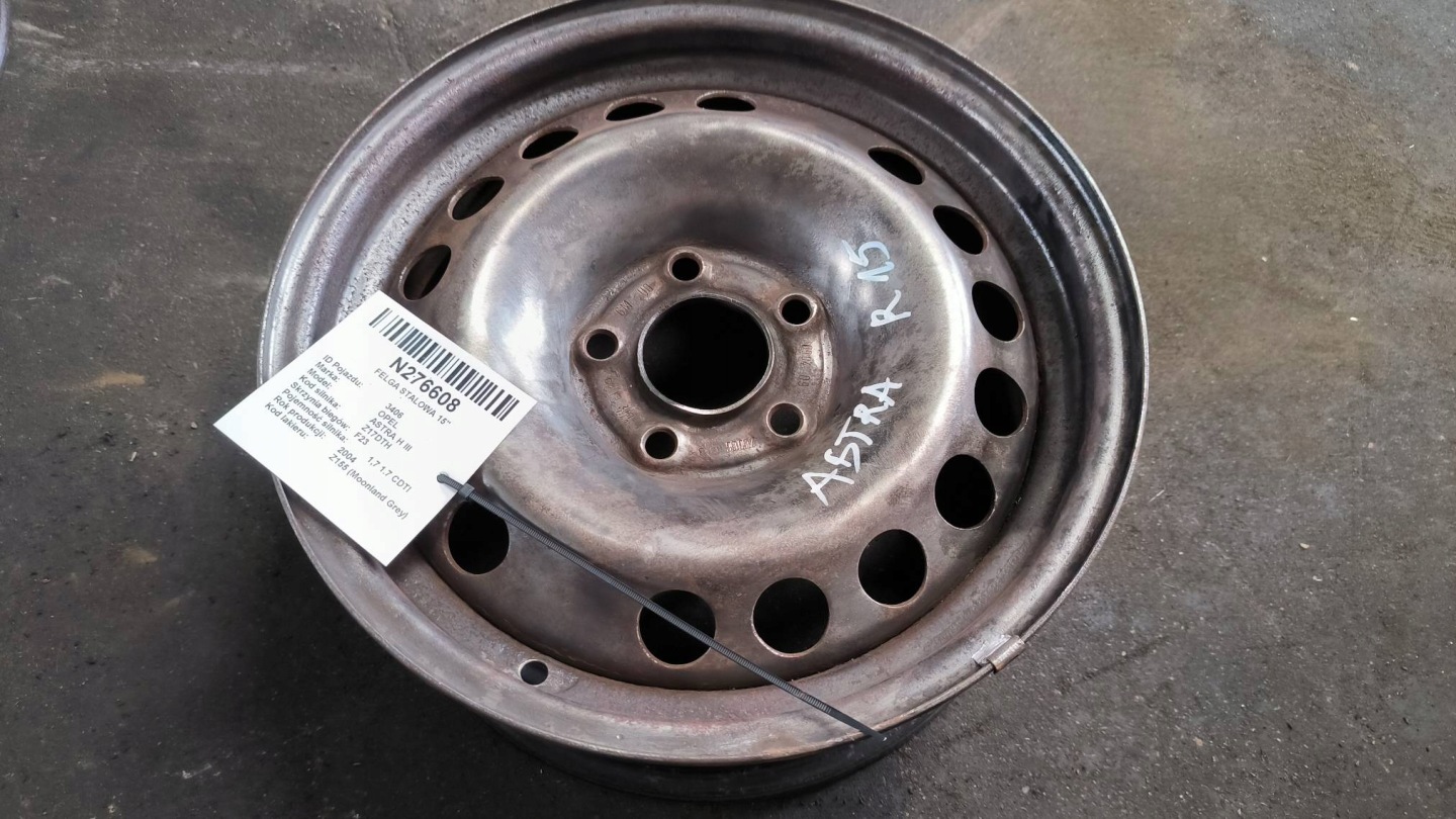 disk STALOWA 15'' 5X110 OPEL ASTRA H III