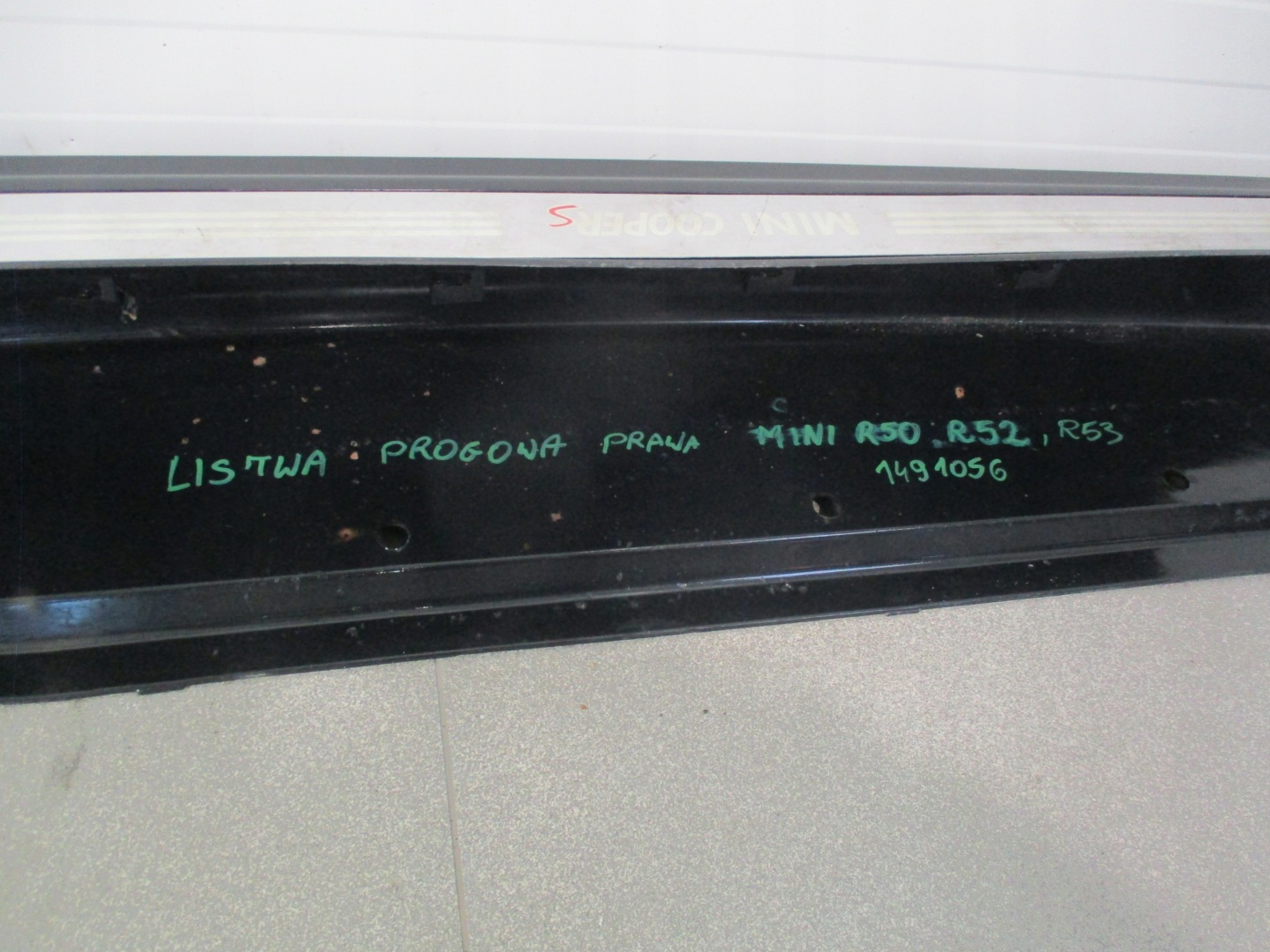 moulding threshold Mini R50, R52,R53 1491056