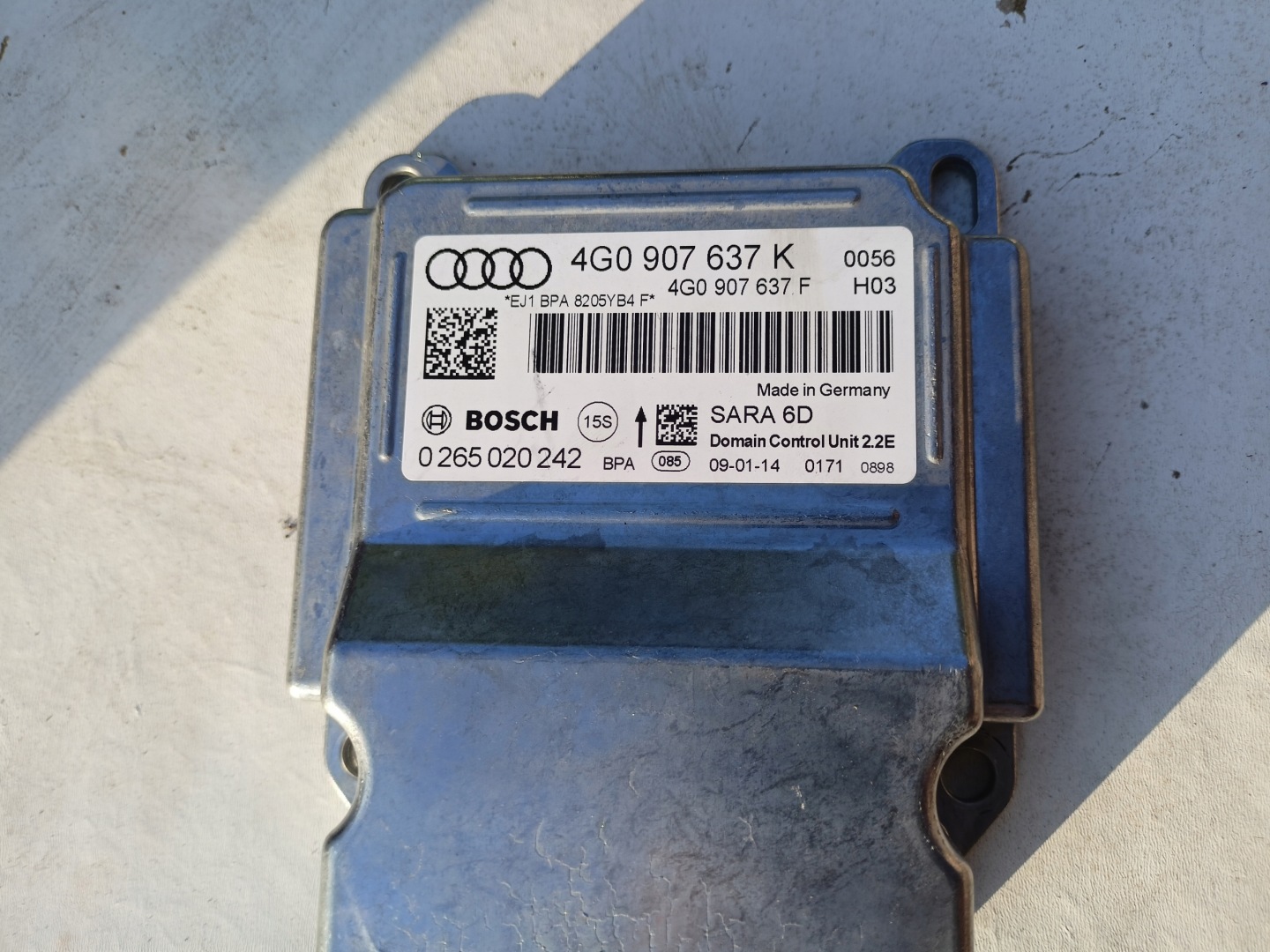AUDI module PRZYSPIESZENIA 4G0907637K
