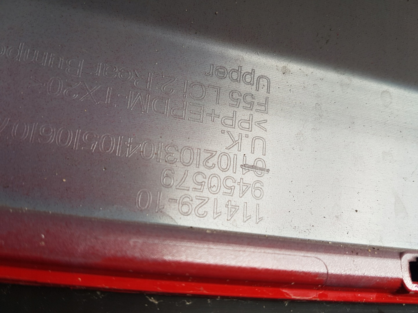 bumper rear MINI COOPER F55 LCI