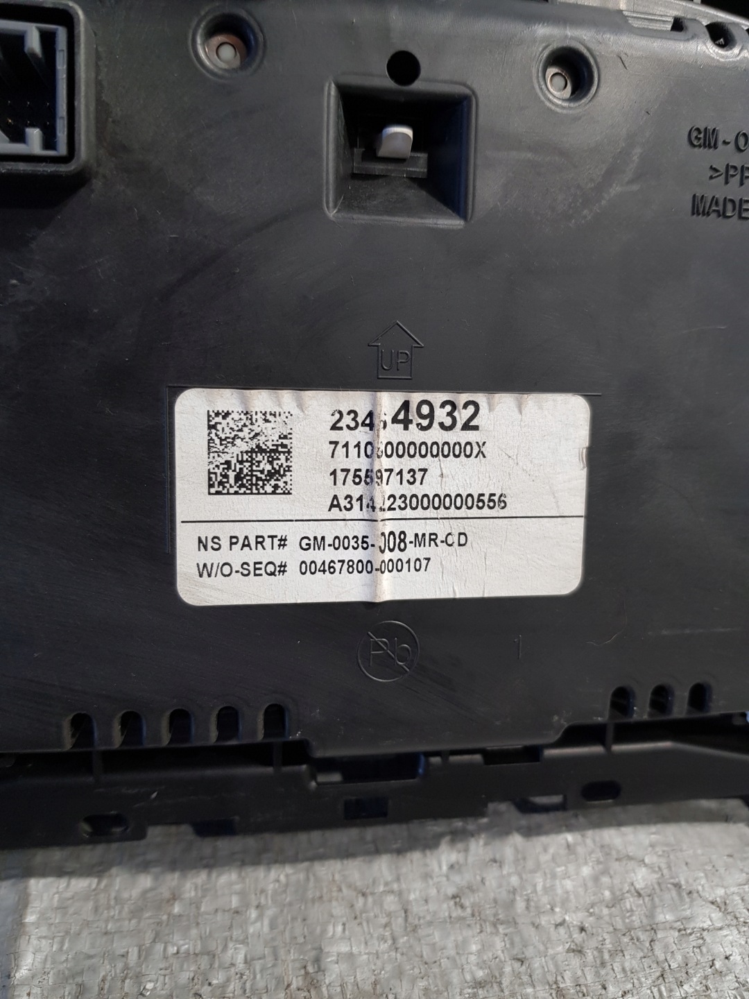 dials Opel INSIGNIA FL OE 23464932 ANGLIK