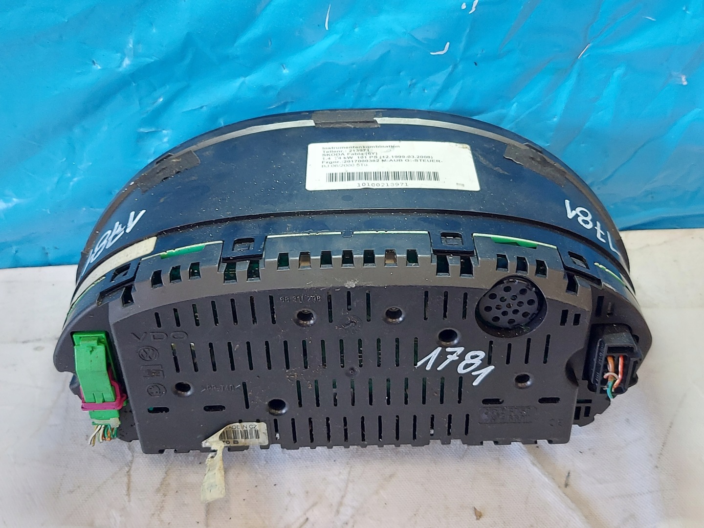 dials clock SKODA FABIA 6Y 1.4 B 6Y0920870B