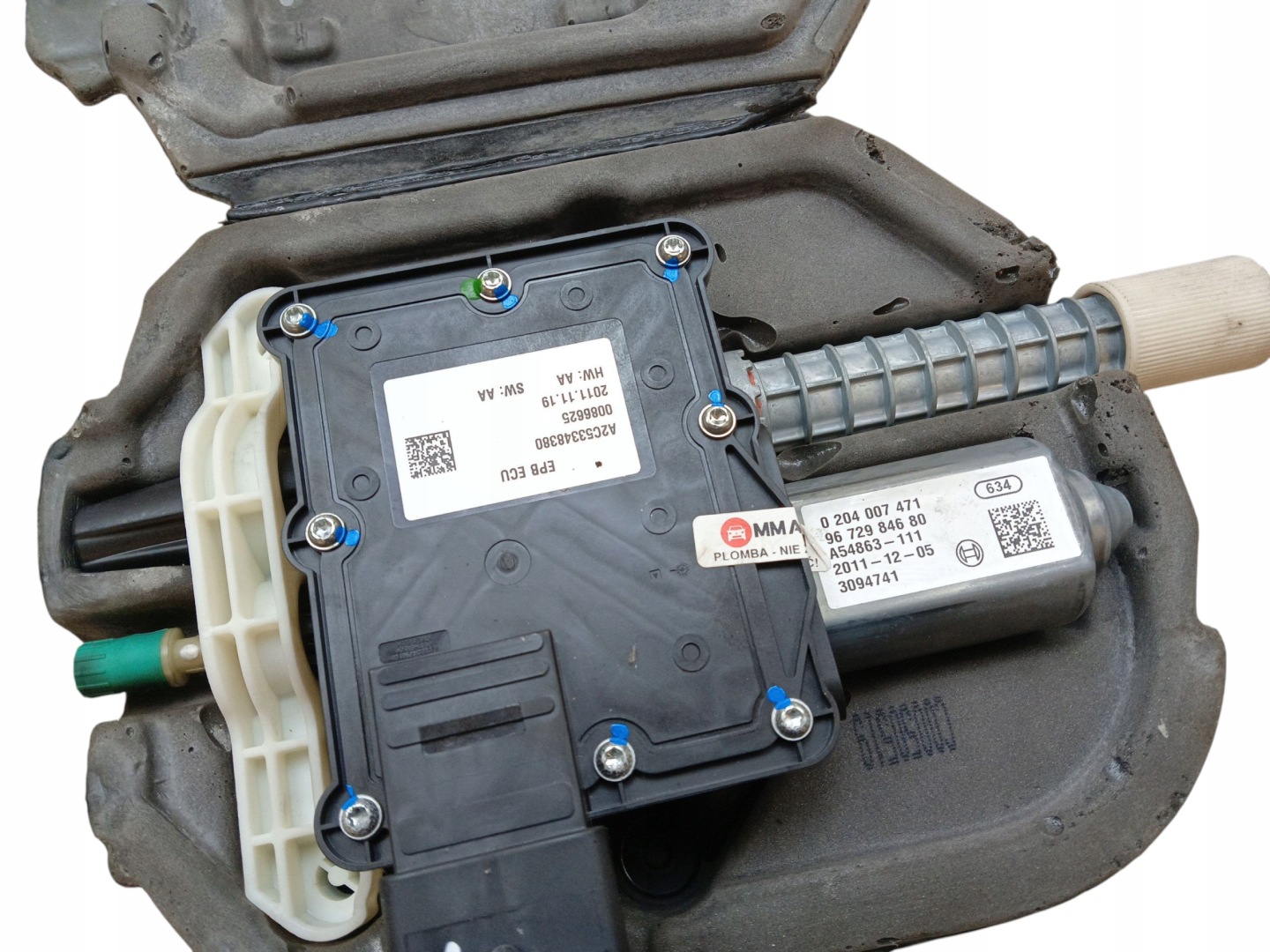 Bremse Hand elektrisch CITROEN DS4 C4 II B7 9672984680