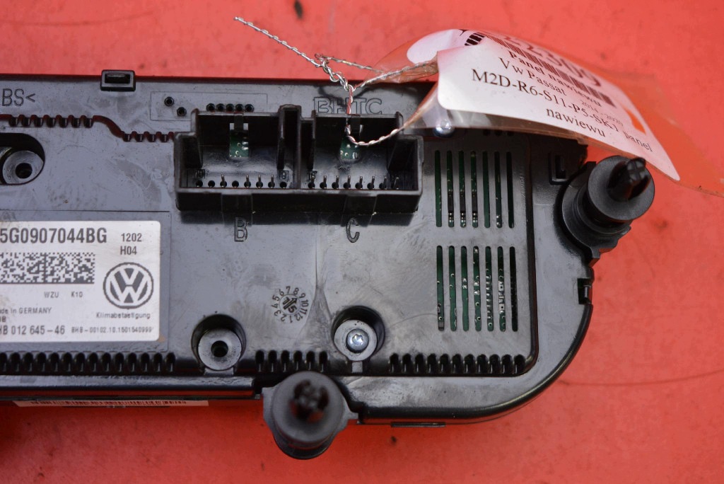 control panel air conditioning devices KLIMY 5G0907044BG VW PASSAT B8 14-19