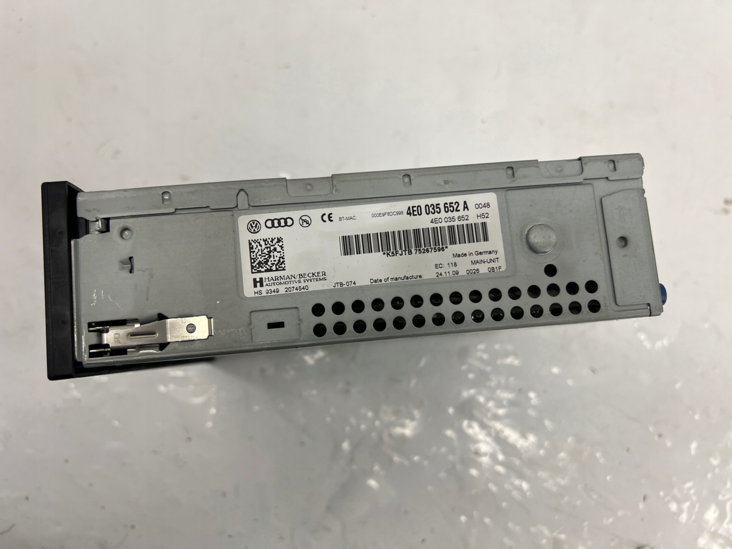 AUDI A6 C6 A8 D3 Q7 4L card reader SD MULTIMEDIA MMI navigation 4E0035652A