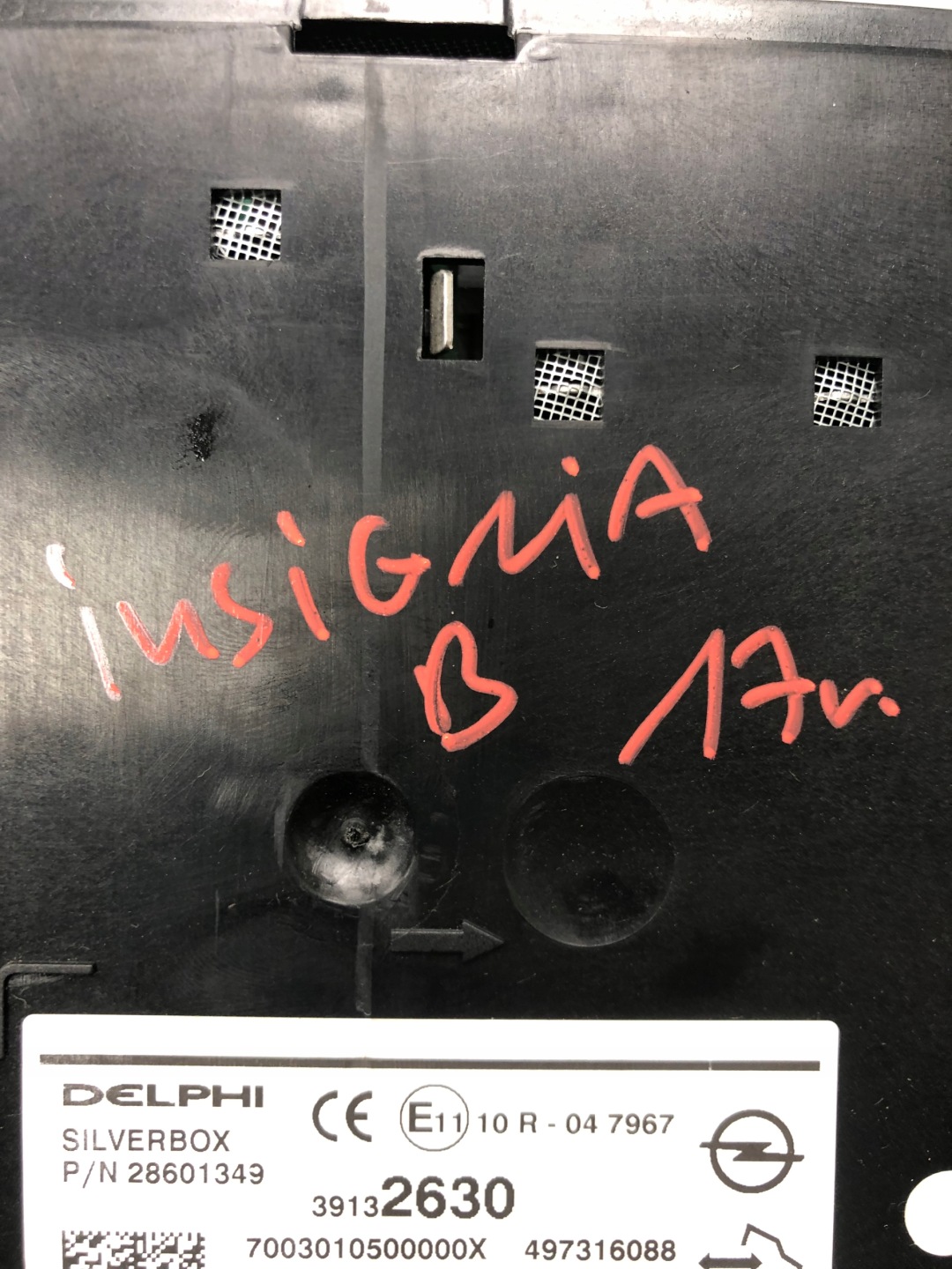 Module SILVERBOX OPEL INSIGNIA B 39132630