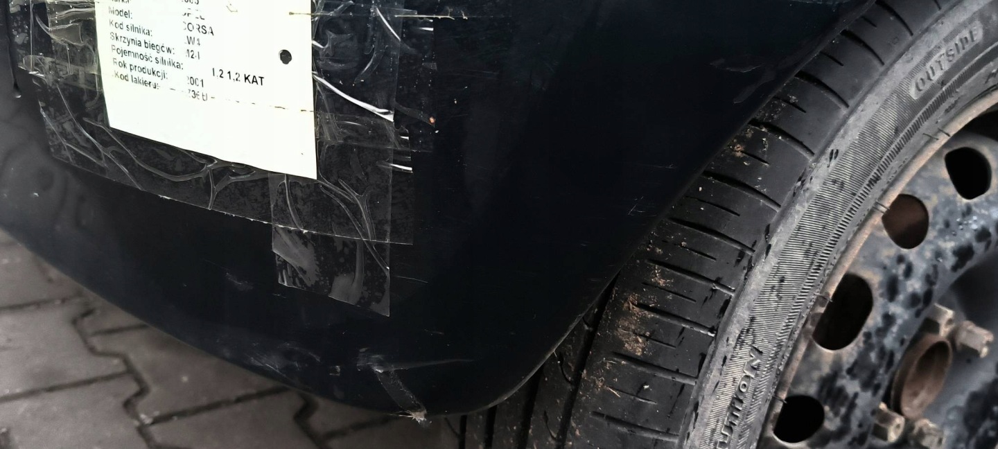 Pare choc Arrière Z36U OPEL CORSA