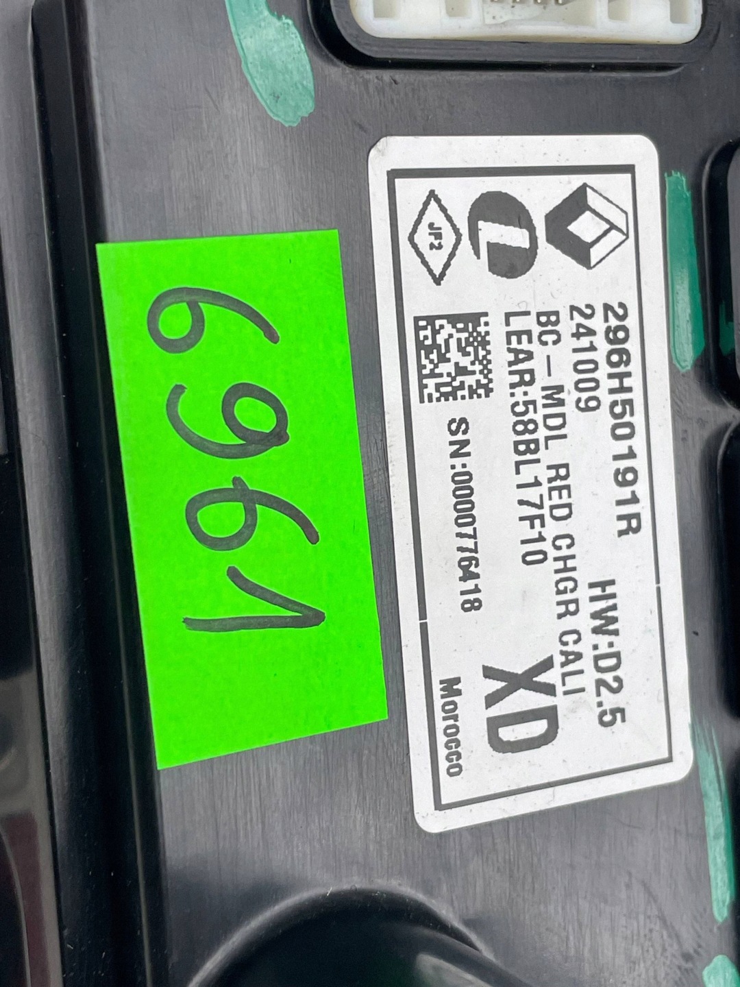 interruttore luci modulo 296H50191R RENAULT KANGOO III Originale !J