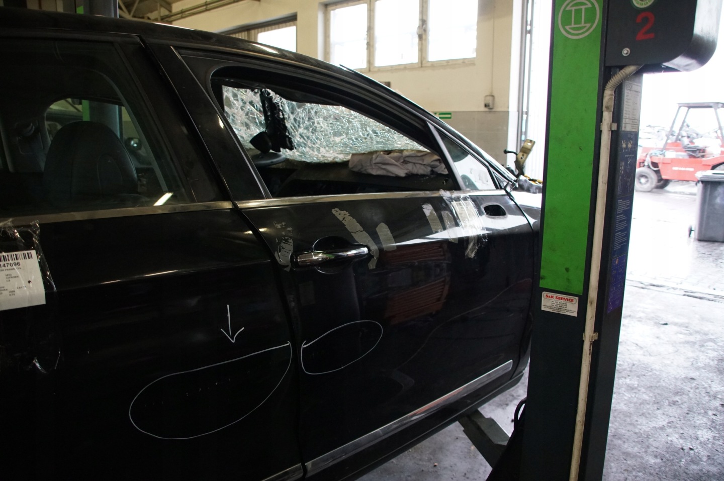 door right front KTV CITROEN C5