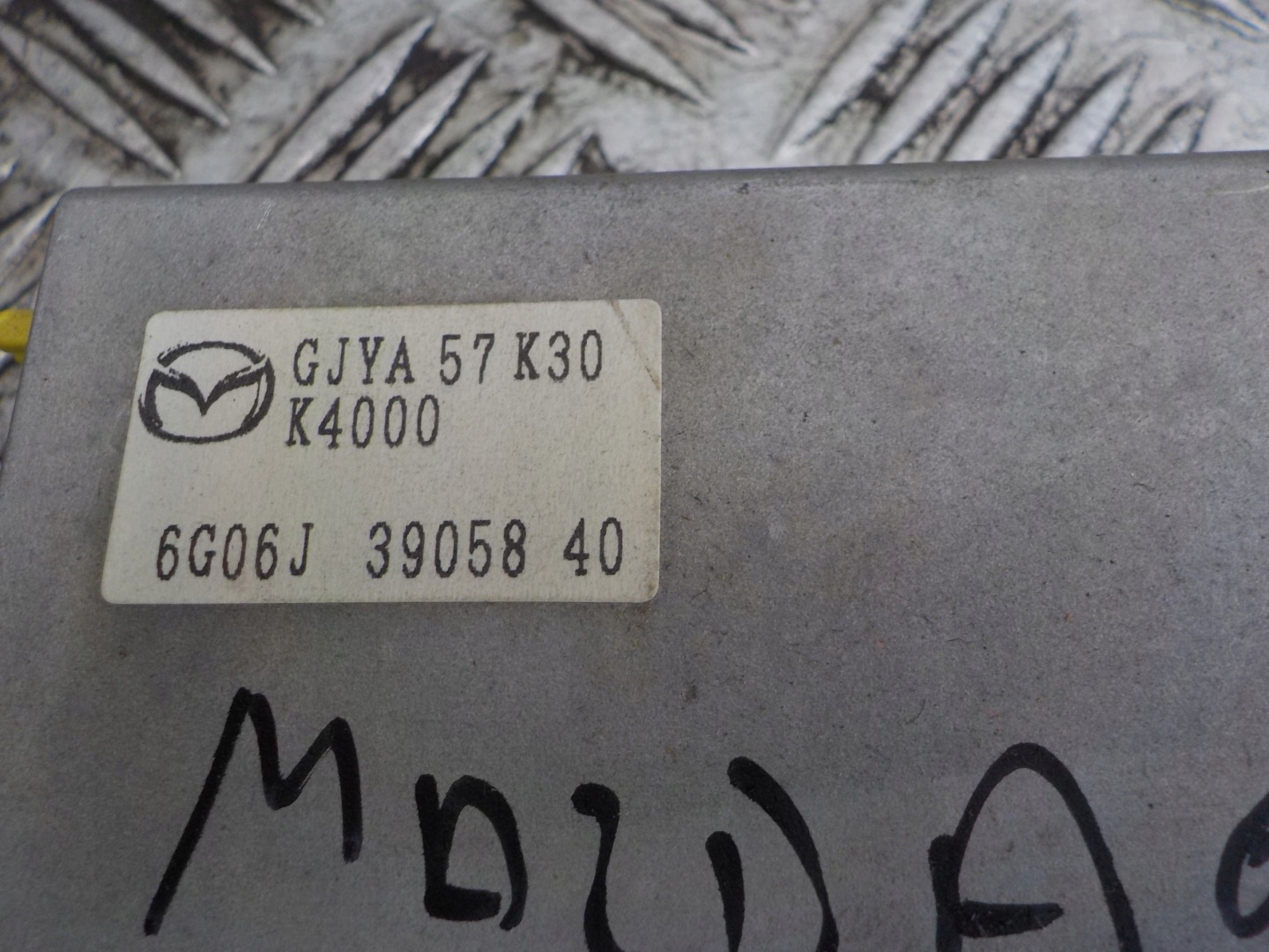 MAZDA 6 computer module SENSOR airbag GJYA57K30